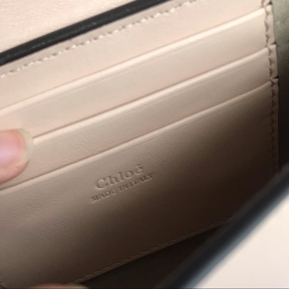 Authentic Chloe Faye mini wallet on strap - Picture 11 of 11
